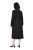 Ulla Popken 831004 Midi-jurk met lange mouwen Zwart - Maxi jurken - Grote maten maxi jurken