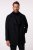 JP1880 Caban Short Double-breasted Overcoat Navy - Jassen - Grote Maten Herenjassen