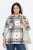 Ulla Popken 831641 Geruit overshirt van wolmix Antraciet - Jassen - Grote maten jassen voor dames