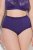Ulla Popken 831866 Slips met hoge taille en kant 3-pack Koningsblauw - Slips - 