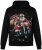 Men+ 100 Hoodie Kerstman op motor Zwart - Sweaters & hoodies - Sweaters & Hoodies Grote Maten Heren