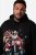 Men+ 100 Hoodie Kerstman op motor Zwart - Sweaters & hoodies - Sweaters & Hoodies Grote Maten Heren
