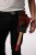 JP1880 832565 Gereedschapsriem van leer extra lang Donkerbruin - Gereedschapsriemen - 