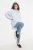 Ulla Popken 833718 Panty legging met kant Petrol - Panty's & sokken - 