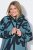 Ulla Popken 833977 Functionele jas Turquoise - Jassen - Grote maten dames jassen