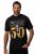 JP1880 AC/DC Graphic Band T-Shirt Black - T-shirts - Grote Maten T-shirts Heren