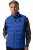 Boston Park 460 Bodywarmer gewatteerd met opstaande kraag Blauw - Jassen - Grote Maten Herenjassen