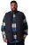 Men+ 464 Bodywarmer gewatteerd met collegekraag Donkerblauw - Jassen - Grote Maten Herenjassen