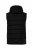 Men+ 442 Bodywarmer gewatteerd met capuchon en print Zwart - Jassen - Grote Maten Herenjassen
