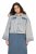 Ulla Popken 835486 Spijkerjas met wijde mouwen Denimblauw - Jassen - Grote maten jassen voor dames