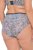 Ulla Popken 835633 Slips met dierenprint Antraciet - Slips - 