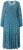 Ulla Popken 835713 Gebloemde jurk Donkerblauw - Maxi jurken - Grote maten maxi jurken