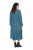 Ulla Popken 835713 Gebloemde jurk Donkerblauw - Maxi jurken - Grote maten maxi jurken