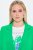 Ulla Popken 836165 Lange blazer met driekwartmouwen Groen - Blazers - Damesblazers in grote maten
