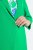 Ulla Popken 836165 Lange blazer met driekwartmouwen Groen - Blazers - Damesblazers in grote maten