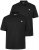 Men+ 258 Poloshirt Zwart set van 2 - Polo shirts - Grote Maten Poloshirts Heren