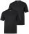 Men+ 285 T-shirt ronde hals Zwart set van 2 - T-shirts - Grote Maten T-shirts Heren