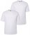 Men+ 285 T-shirt ronde hals Wit set van 2 - T-shirts - Grote Maten T-shirts Heren