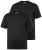 Men+ 311 T-shirt bellyfit Zwart set van 2 - T-shirts - Grote Maten T-shirts Heren