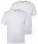 Men+ 311 T-shirt bellyfit Wit set van 2 - T-shirts - Grote Maten T-shirts Heren