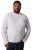 Men+ 313 T-shirt lange mouw bellyfit Wit - T-shirts - Grote Maten T-shirts Heren