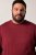 Men+ 313 T-shirt lange mouw bellyfit Koperbruin - T-shirts - Grote Maten T-shirts Heren