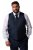 Men+ 710 Florenz Kostuumgilet Donkerblauw - Pakken - Grote Maten Kostuum Heren