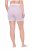 Ulla Popken 836805 Gestippelde anti-schuur shorts Wit - Anti-schuur shorts - 