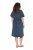 Ulla Popken 837403 Jersey jurk met korte mouwen Donkerblauw - Jersey jurken - 