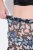 Ulla Popken 837676 Bedrukte anti-schuur shorts Zwart - Anti-schuur shorts - 