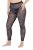 Ulla Popken 837935 Bedrukte panty legging Zwart - Panty's & sokken - 