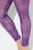 Ulla Popken 837935 Bedrukte panty legging Violet - Panty's & sokken - 