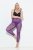Ulla Popken 837935 Bedrukte panty legging Violet - Panty's & sokken - 