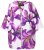 Ulla Popken 838105 Open vest met strik Violet - Vesten - Dames vesten in grote maten