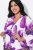 Ulla Popken 838105 Open vest met strik Violet - Vesten - Dames vesten in grote maten