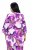 Ulla Popken 838105 Open vest met strik Violet - Vesten - Dames vesten in grote maten