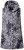 Ulla Popken 838435 Lang gewatteerd vest met print Zwart - Bodywarmers - 