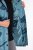 Ulla Popken 838435 Lang gewatteerd vest met print Grijsgroen - Bodywarmers - 