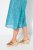 Ulla Popken 838483 Jurk met dierenprint Turquoise - Zomerjurken - Grote maten zomerjurken voor dames