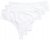 Ulla Popken 838637 Strings 3-pack Wit - Slips - 