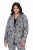 Ulla Popken 838656 Blazer met bloemen Wit - Blazers - Damesblazers in grote maten