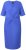 Ulla Popken 838765 Jersey jurk met korte mouwen en V-hals Grijsblauw - Midi jurken - Midi-jurken in grote maten