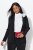 Ulla Popken 839843 Geplisseerde blazer Zwart - Blazers - Damesblazers in grote maten