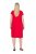 Ulla Popken 839896 Jersey jurk met strass Roze - Avondjurken - Grote maten avondkleding