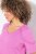 Ulla Popken 840115 Jersey jurk met korte mouwen Roze - Jersey jurken - 