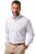 JP1880 Business Shirt Long Sleeve Striped Snow White - Hemden - Overhemden Grote Maten Heren