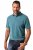 JP1880 Polo Shirt Short Sleeve Pique VIntage Teal - Polo shirts - Grote Maten Poloshirts Heren