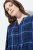 Ulla Popken 840929 Geruite jurk Donkerblauw - Midi jurken - Midi-jurken in grote maten