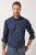 JP1880 Shirt Long Sleeve Kent Collar Navy - Hemden - Overhemden Grote Maten Heren
