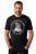 JP1880 T-Shirt Chest Print Bone Force Black - T-shirts - Grote Maten T-shirts Heren